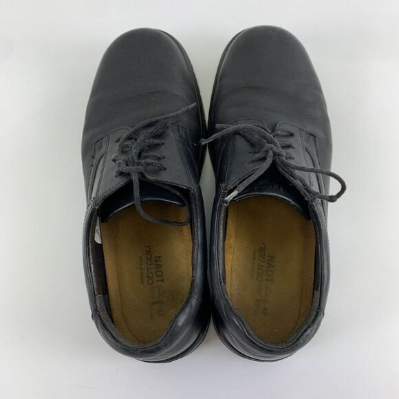 Naot Black Leather Lace Up Shoe Casual Comfort  Round Toe 42 Mens 9 Womens 11 main image 4
